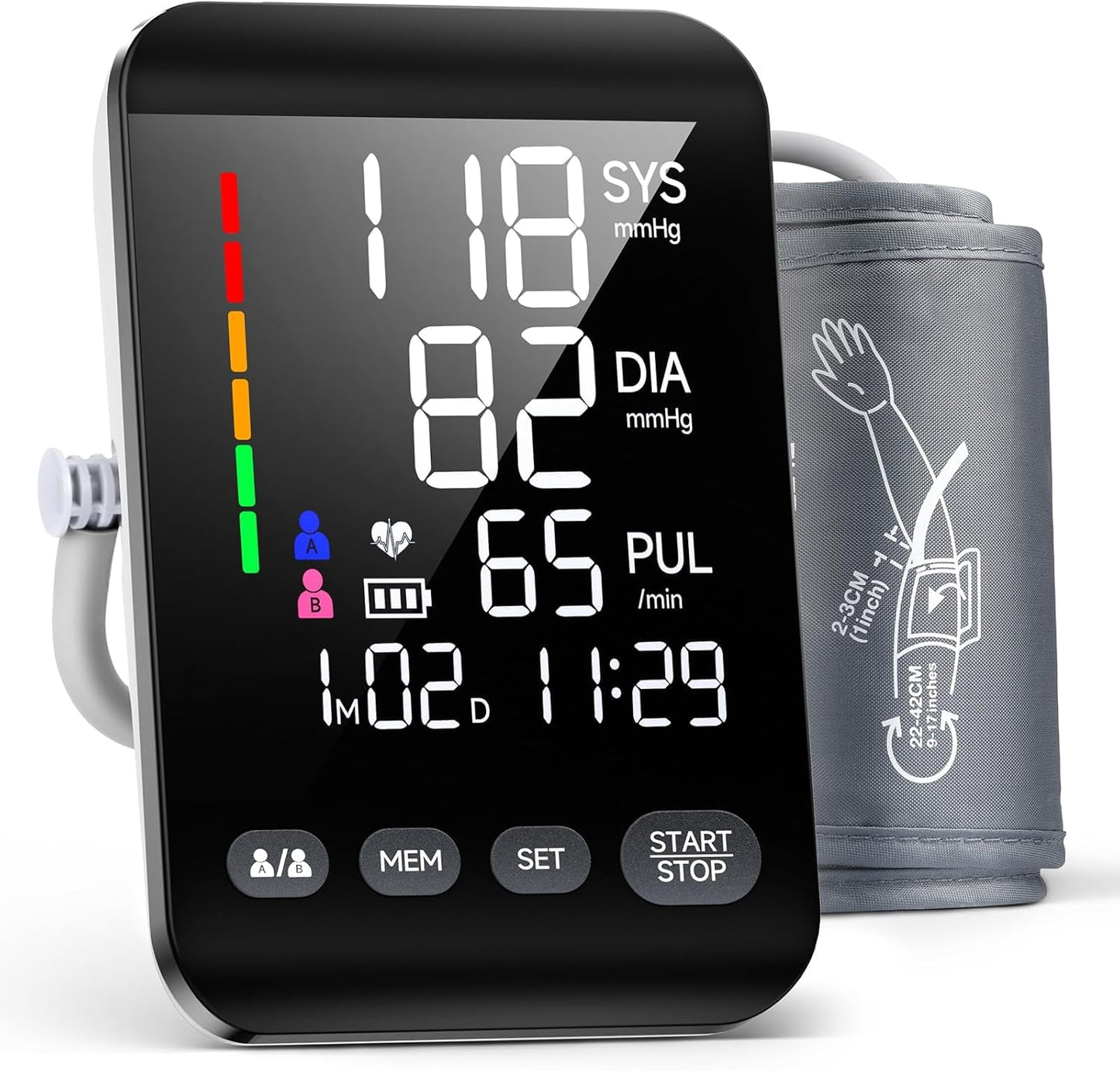 Blood Pressure Monitors for Home Use with LED Display