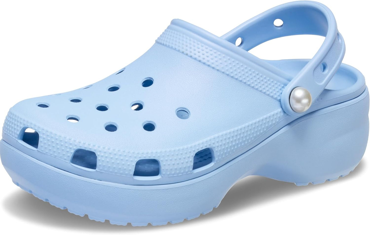Crocs Women's Classic Platform Clog with Pearl Rivets for Style