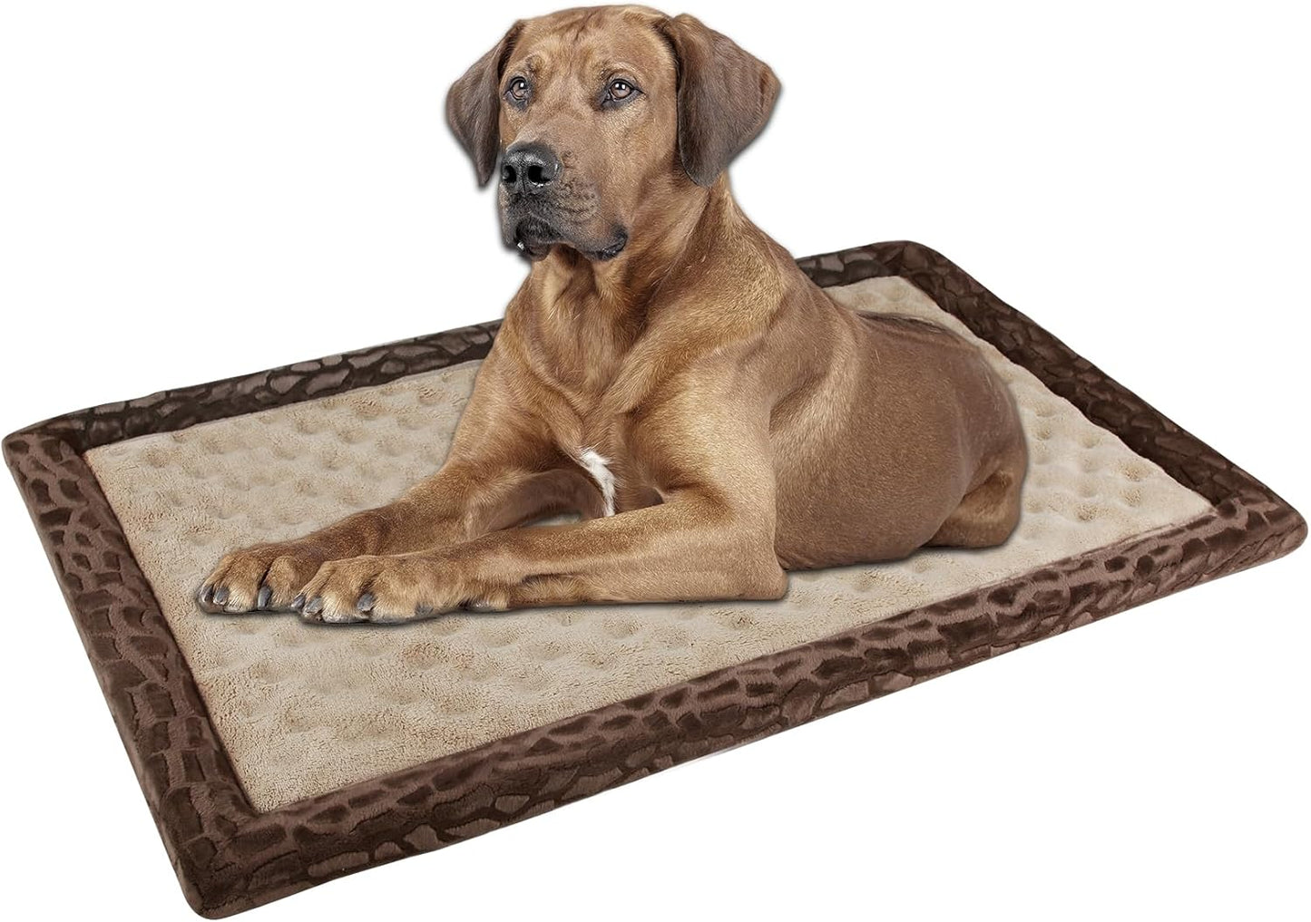 Dog Crate Pad 48x30 inch Memory Foam for Large Dogs