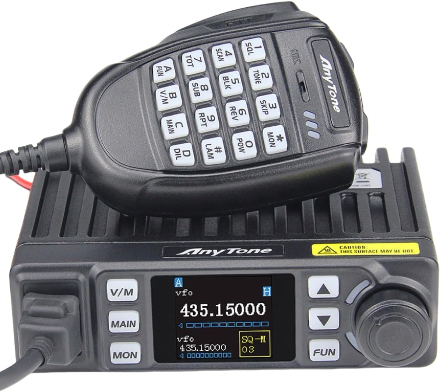 AnyTone Mini Size Dual Band Transceiver Mobile Radio AT-779UV