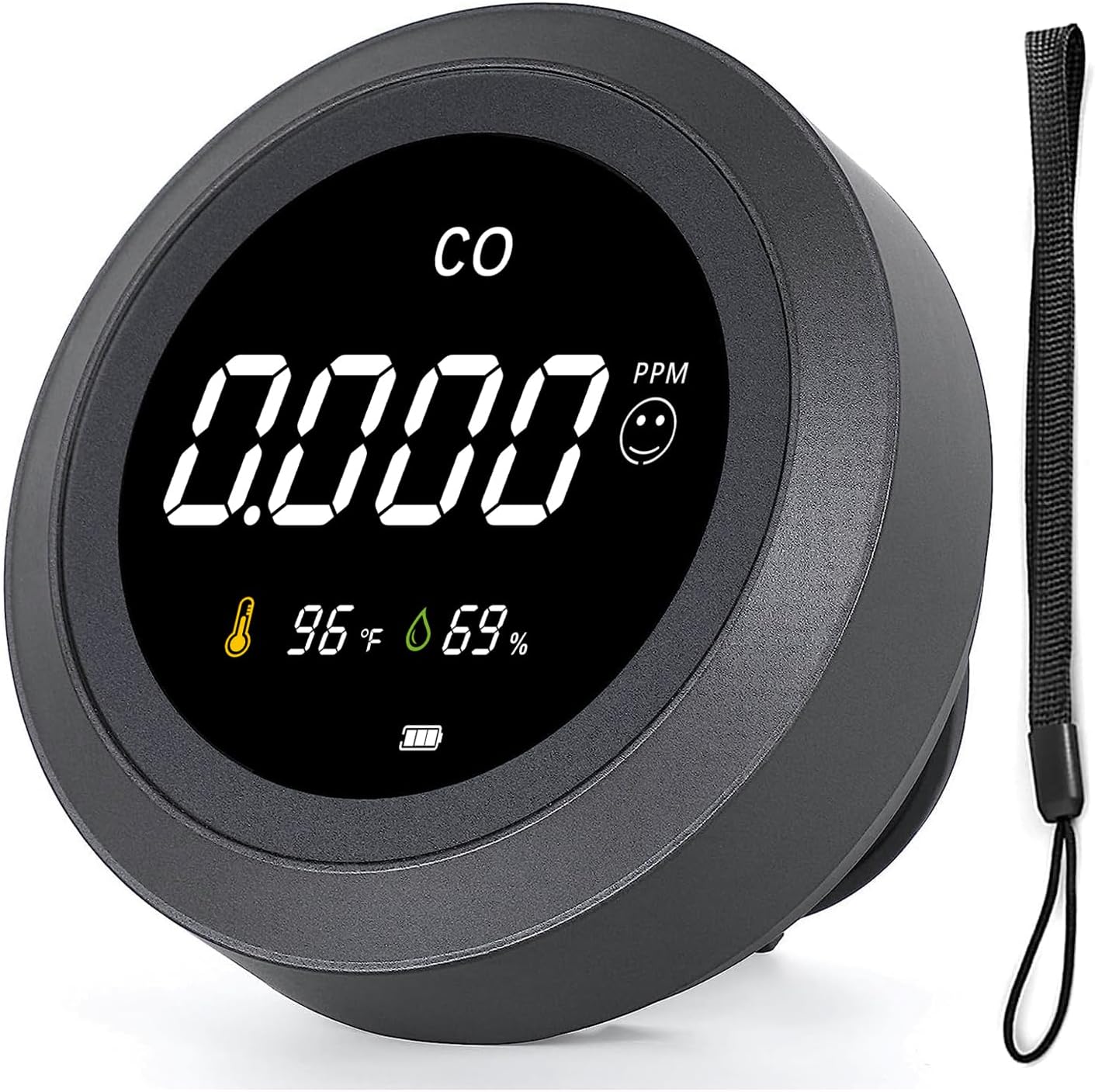 HAKINAKU CO Detector: Portable 3-in-1 Air Quality Monitor