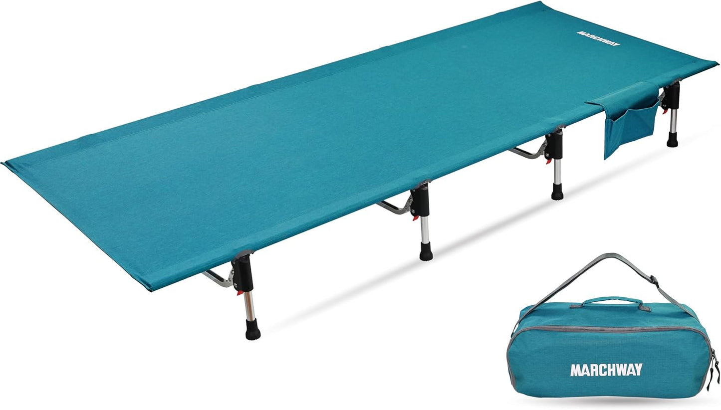 MARCHWAY Lightweight Folding Tent Camping Cot Bed for Travel