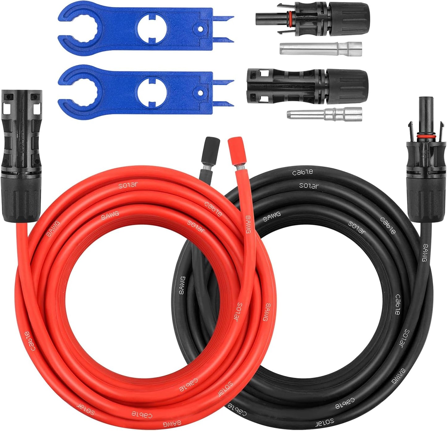 8AWG Solar Extension Panel Cable for RV, Home, and Boat Use