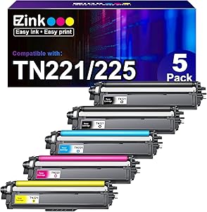 E-Z Ink Compatible Toner Cartridge for Brother TN221 TN225