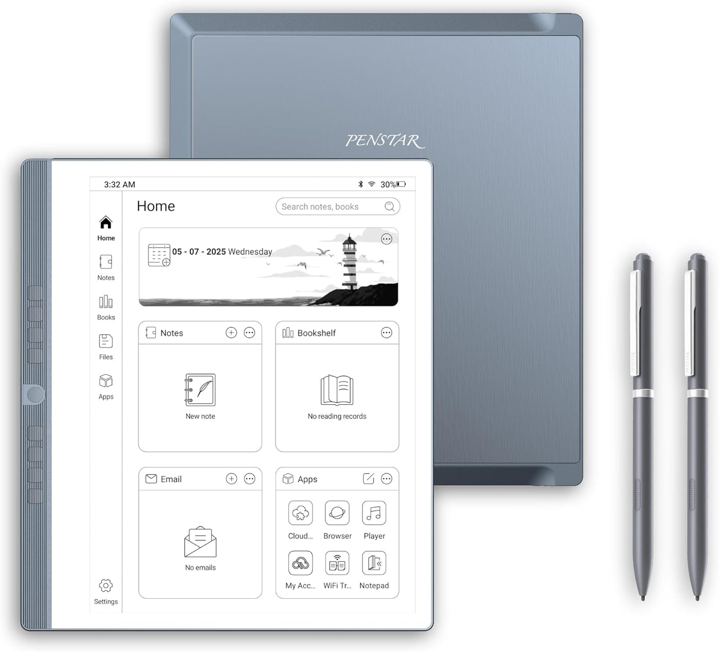 Penstar eNote 2 Paper Tablet Bundle for Effortless Note Taking