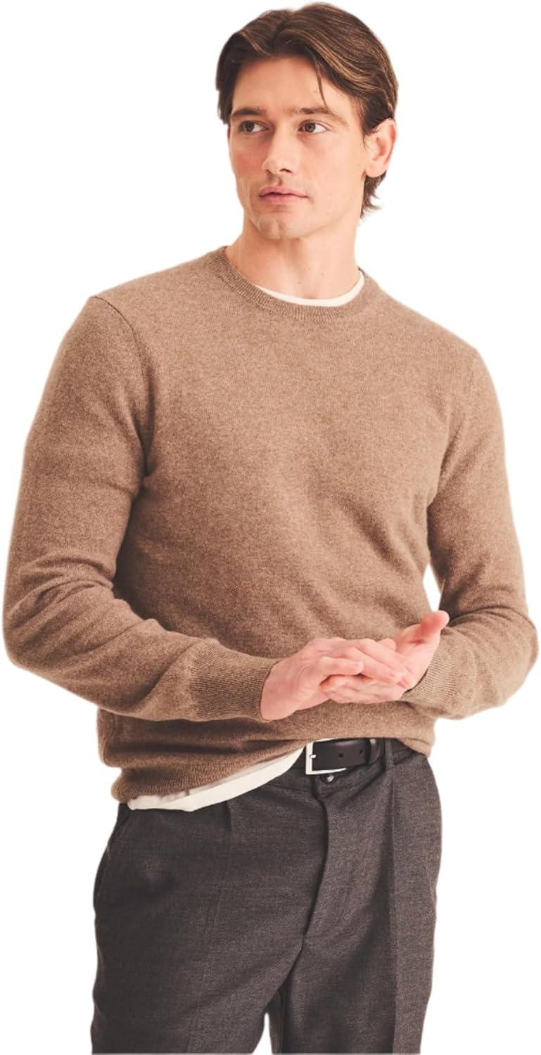 Men's Original Cashmere Crewneck Sweater - Classic Style Under $100