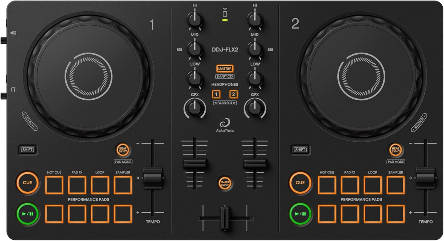 Pioneer DJ DDJ-FLX2 Compact 2-Channel DJ Controller Review