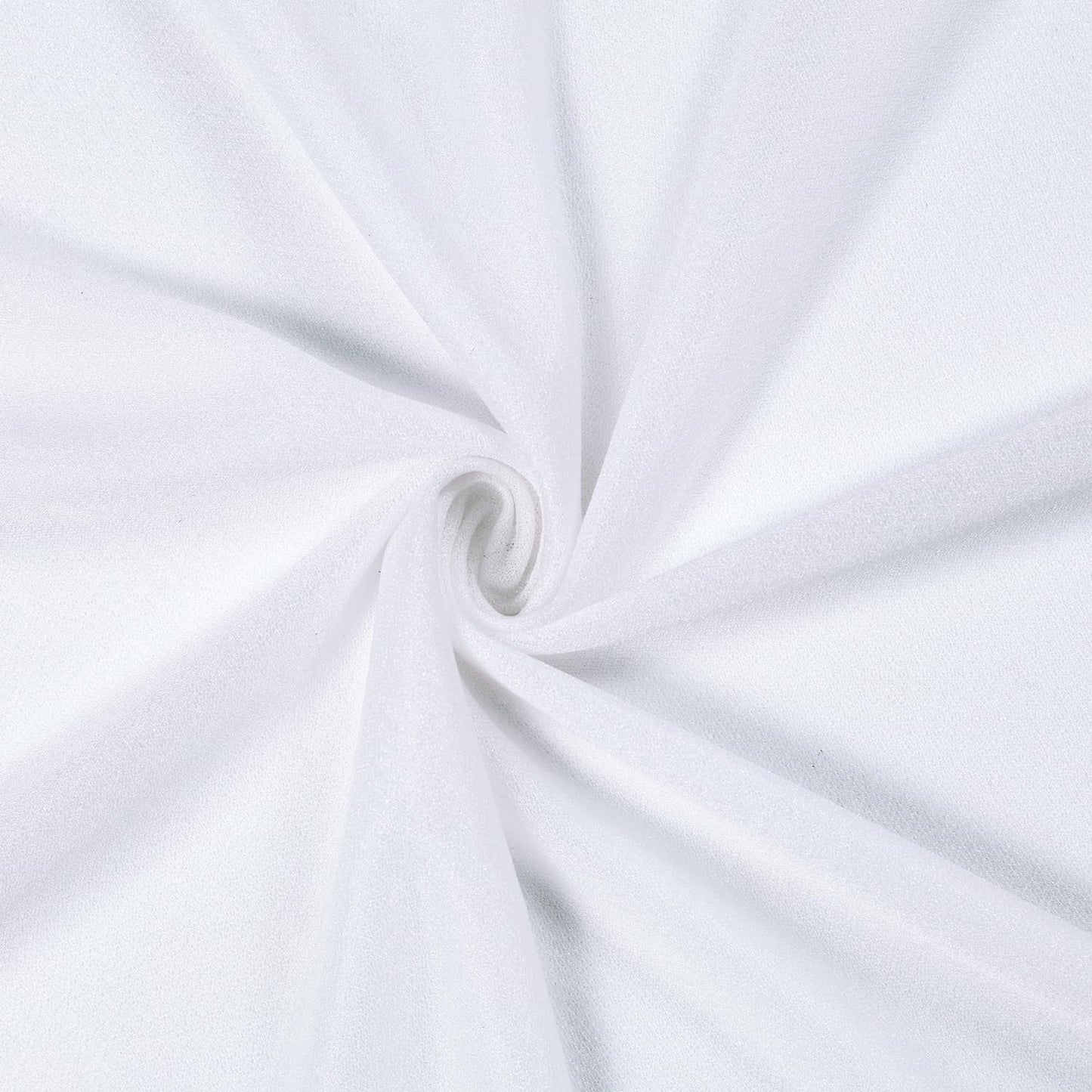 MDS Pack of 50 Yard Sheer Chiffon Fabric for Wedding Draping