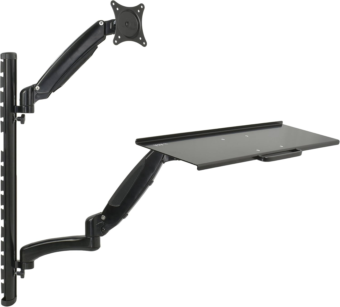VIVO Sit-Stand Wall Mount Workstation - Height Adjustable
