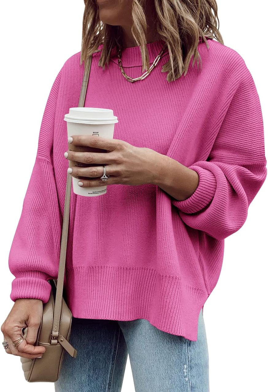 Imily Bela Womens Oversized Tunic Sweaters for Fall Fashion