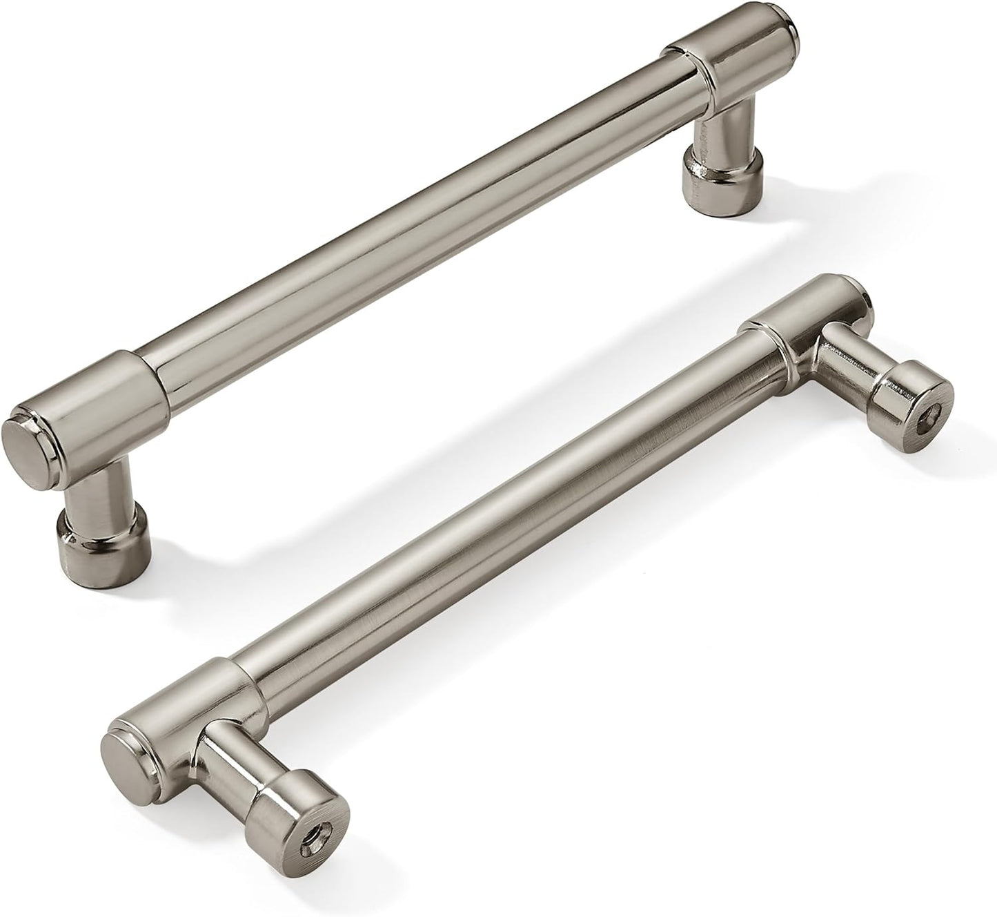 Brushed Satin Nickel 5 Inch Kitchen Cabinet Pulls for Modern Homes
