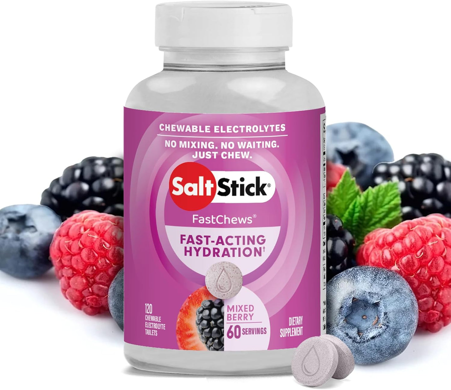 SaltStick Electrolyte FastChews for Hydration and Performance