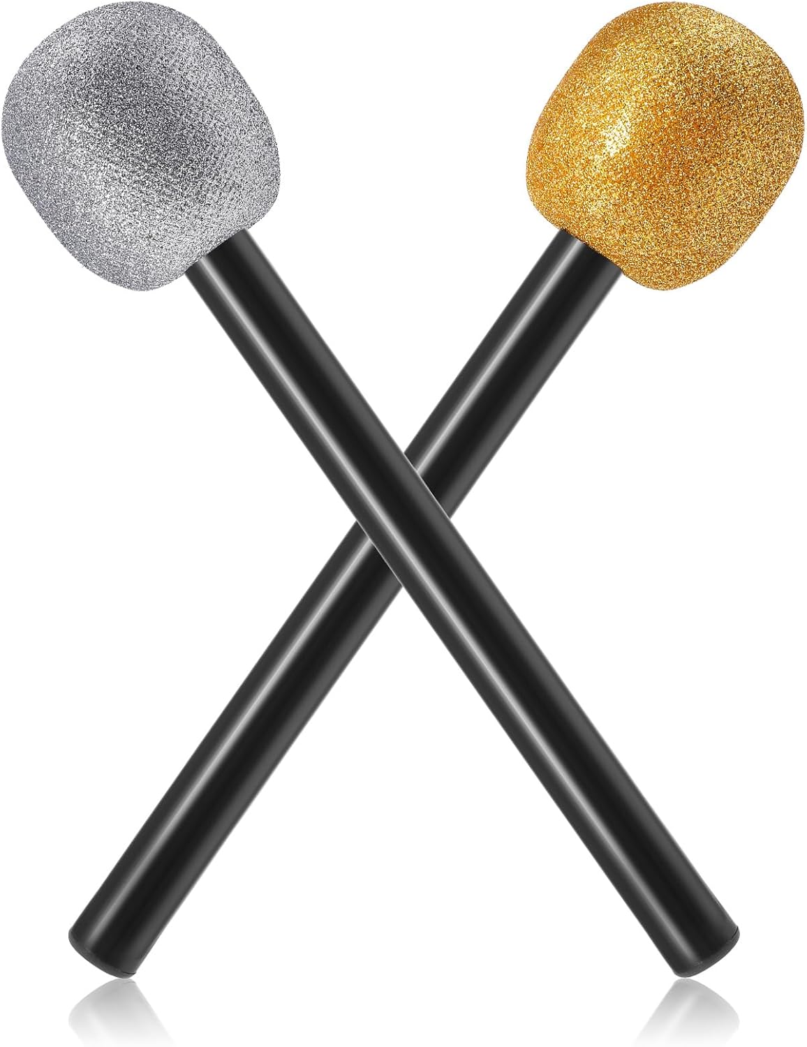 Sparkling Fake Microphone Set - Kids' Rock Star Toy