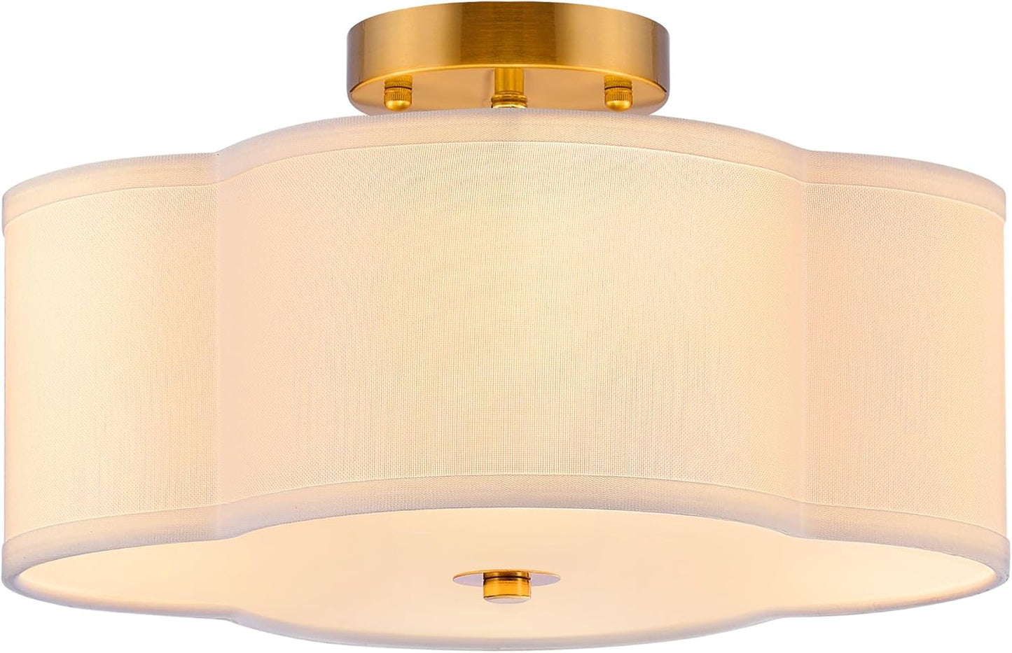 VONLUCE Semi Flush Mount Ceiling Light for Modern Interiors