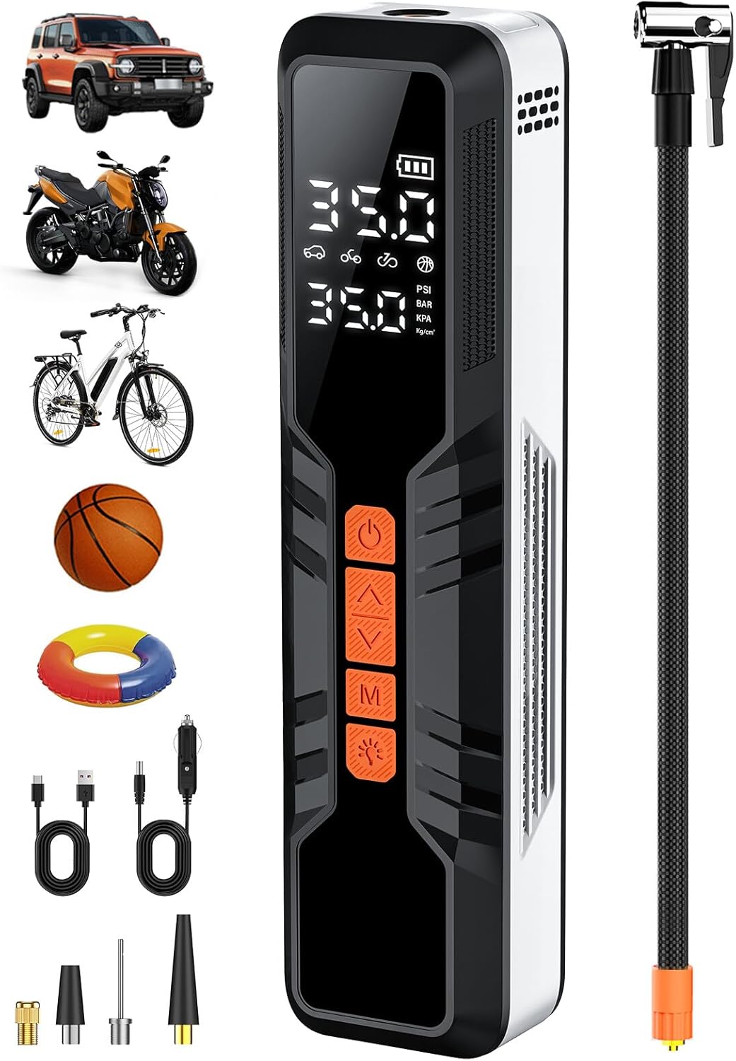 150PSI Portable Tire Inflator - Ultimate Car & Bike Pump