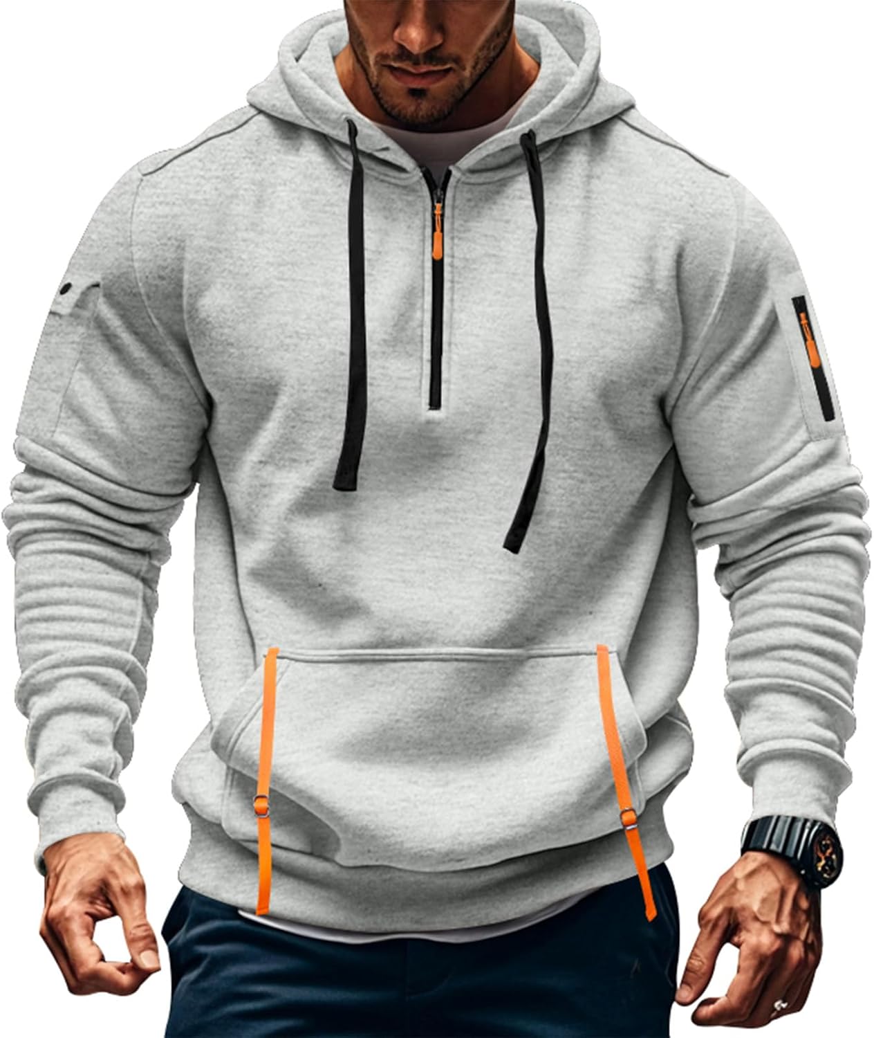 TRFIC Men's Fleece Zip Hoodie - Stay Warm in Style