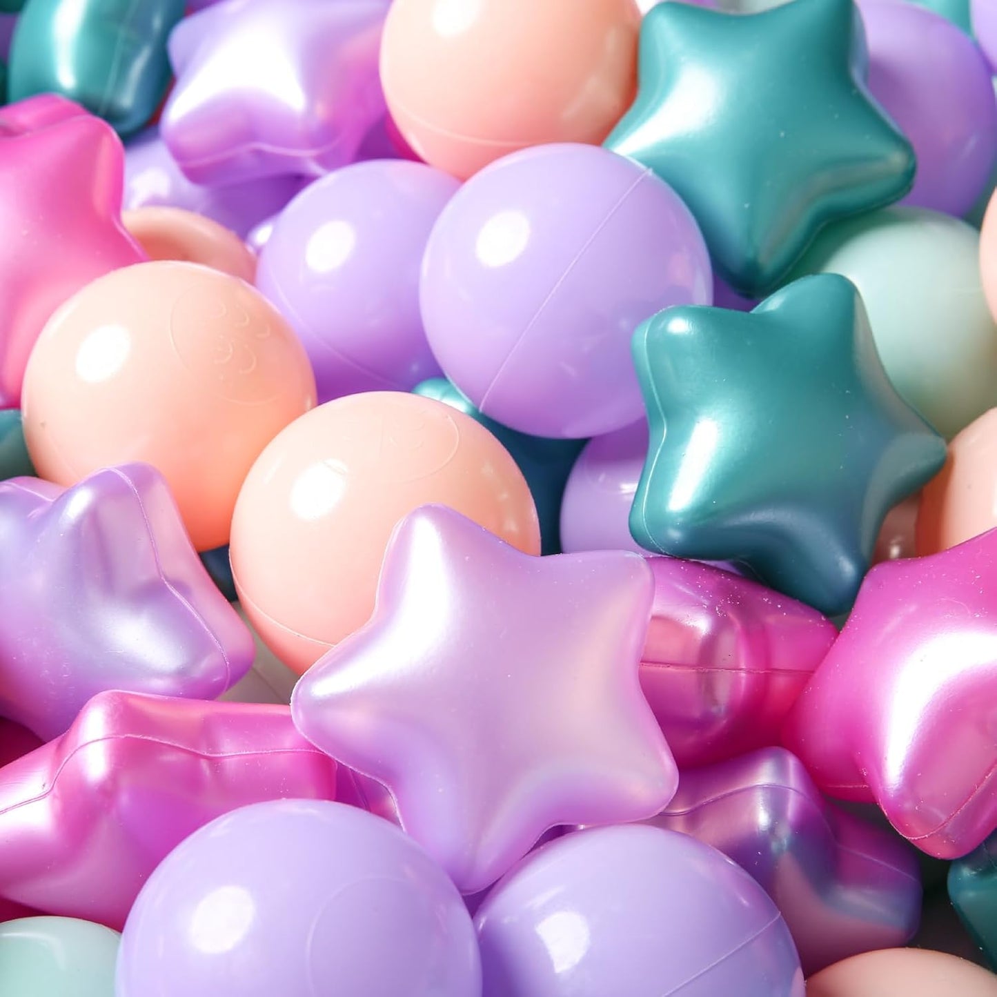 TRENDPLAY Star Ball Pit Balls for Toddlers - Safe Fun Playtime