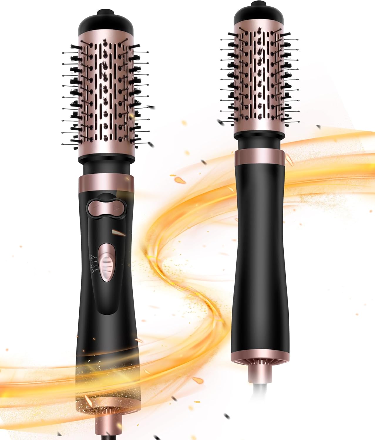 OKWRAP Rotating 3-in-1 Ionic Hair Brush Set