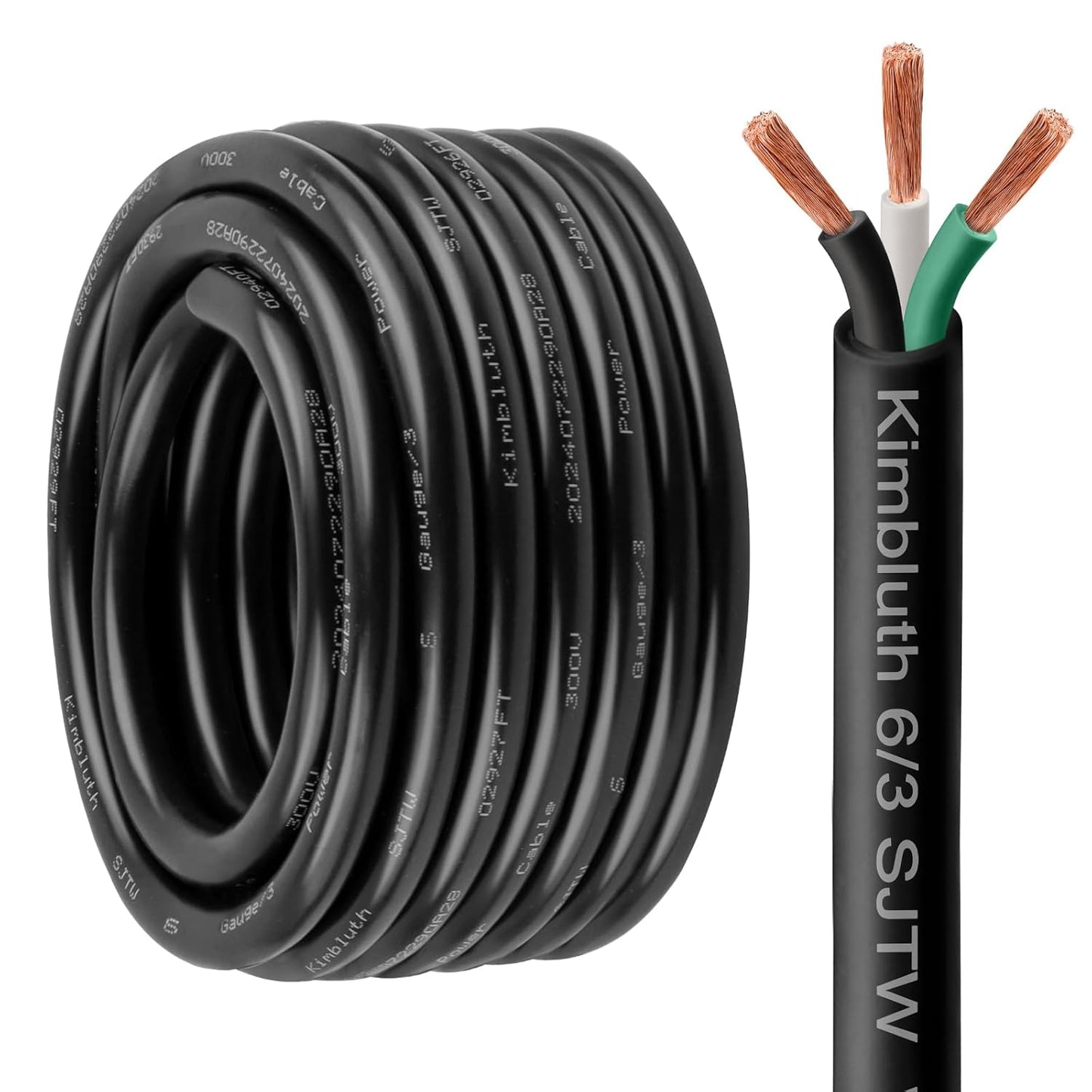 6 Gauge 3 Conductor Wire for Heavy Duty Outdoor Use