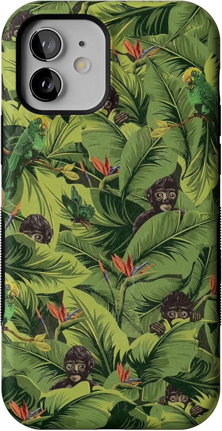 Casely iPhone 12/12 Pro Case with Frida Kahlo Floral Design