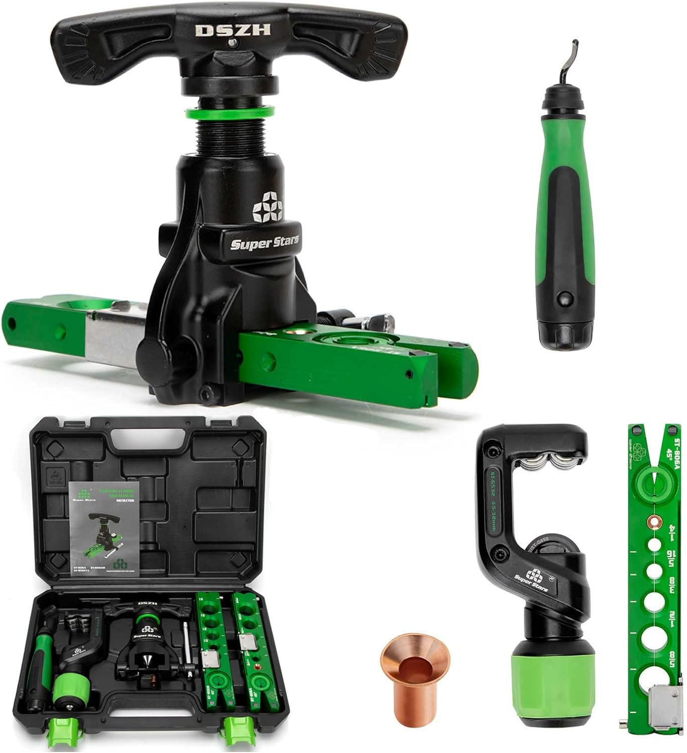 DrewDell HVAC Flaring Tool Kit - Flare Pipes Like a Pro!