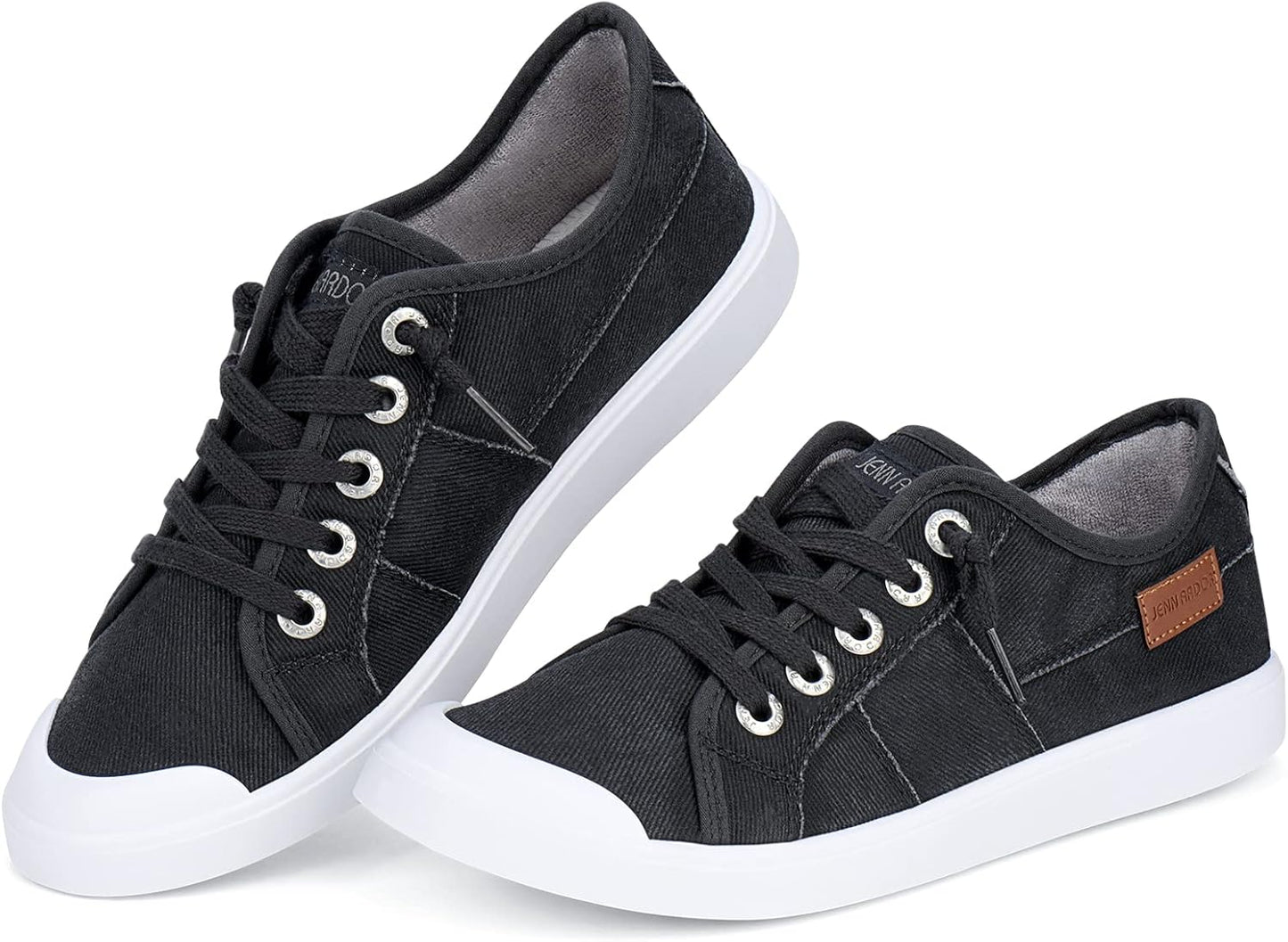 JENN ARDOR Womens Comfortable Elastic Shoes for Casual Walking