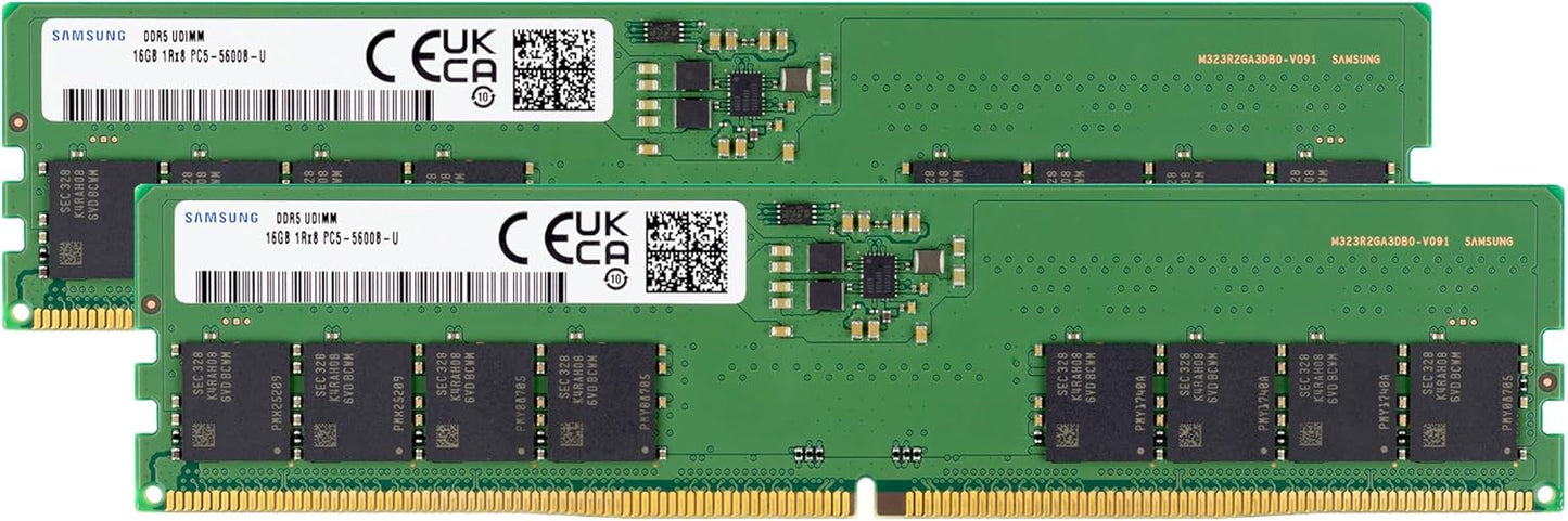 Samsung 32GB DDR5 5600MHz RAM Memory for Desktop PCs