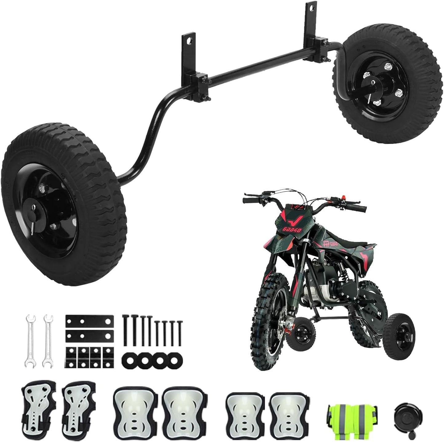 Dirt Bike Training Wheels for Kids' Bikes - Safety & Stability