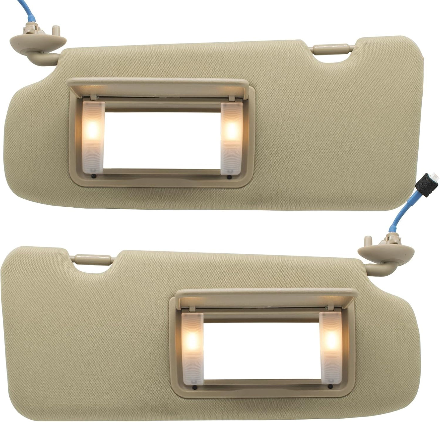 NHILES Sun Visor for Honda CRV 2017-2022 - Beige Replacement