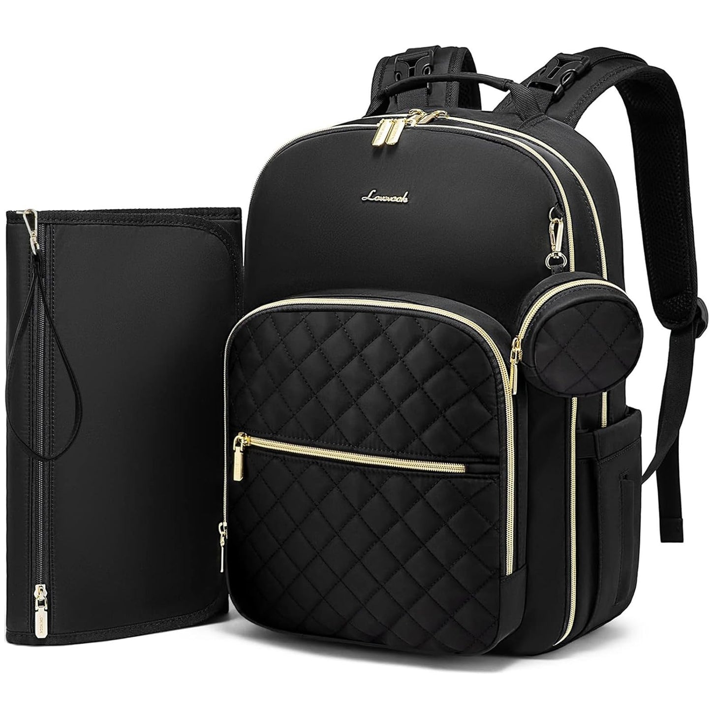 LOVEVOOK Diaper Bag Backpack: Stylish & Large Capacity