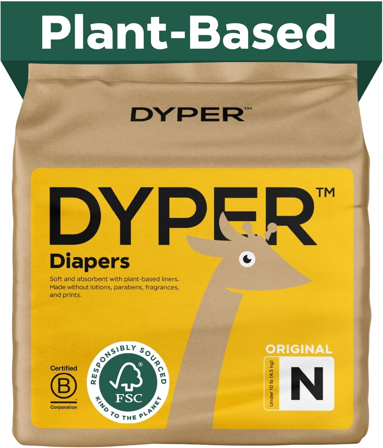 DYPER Newborn Baby Diapers | Day & Night Comfort