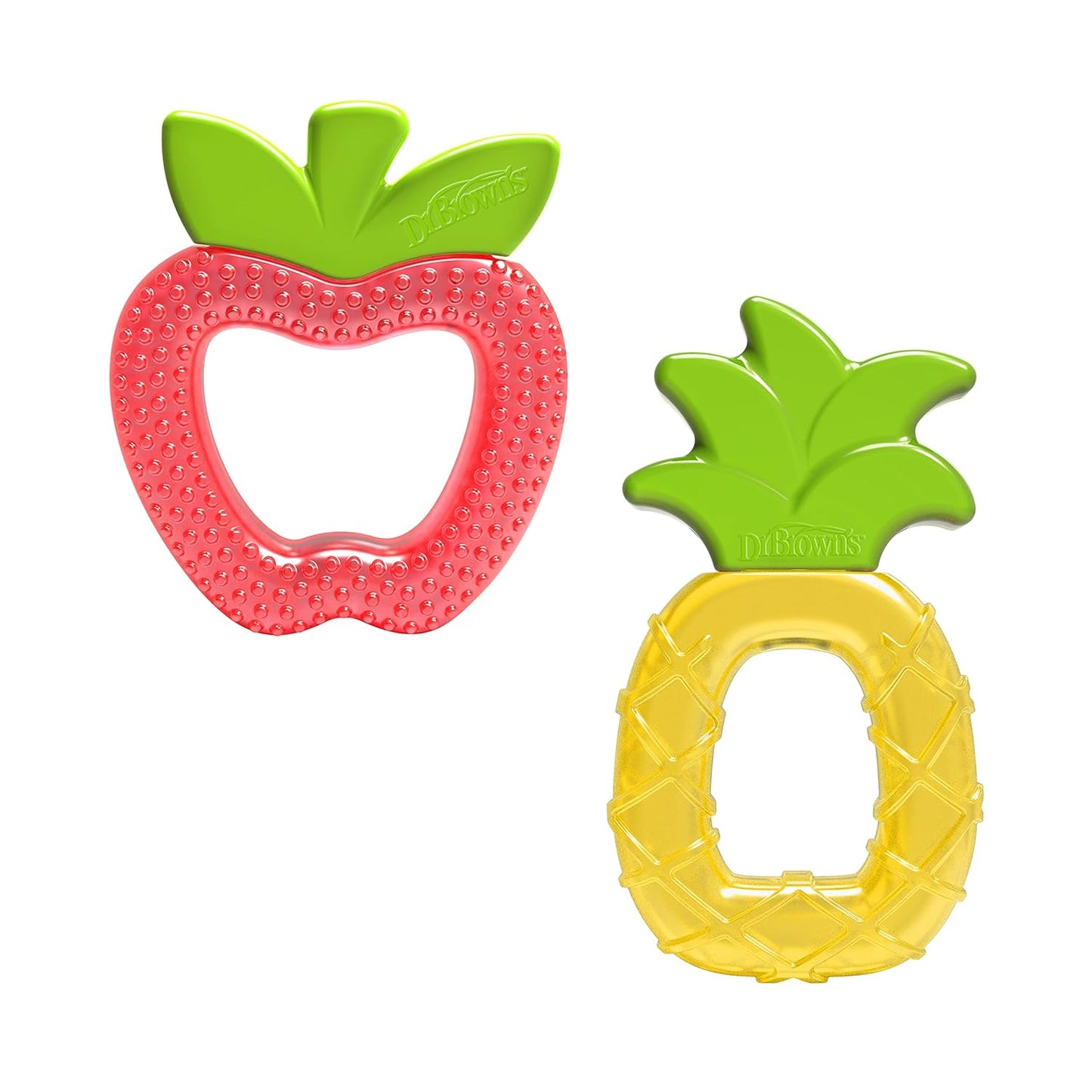 Dr. Brown's AquaCool Baby Teether, Soothes Gums, BPA-Free, 2 Pack