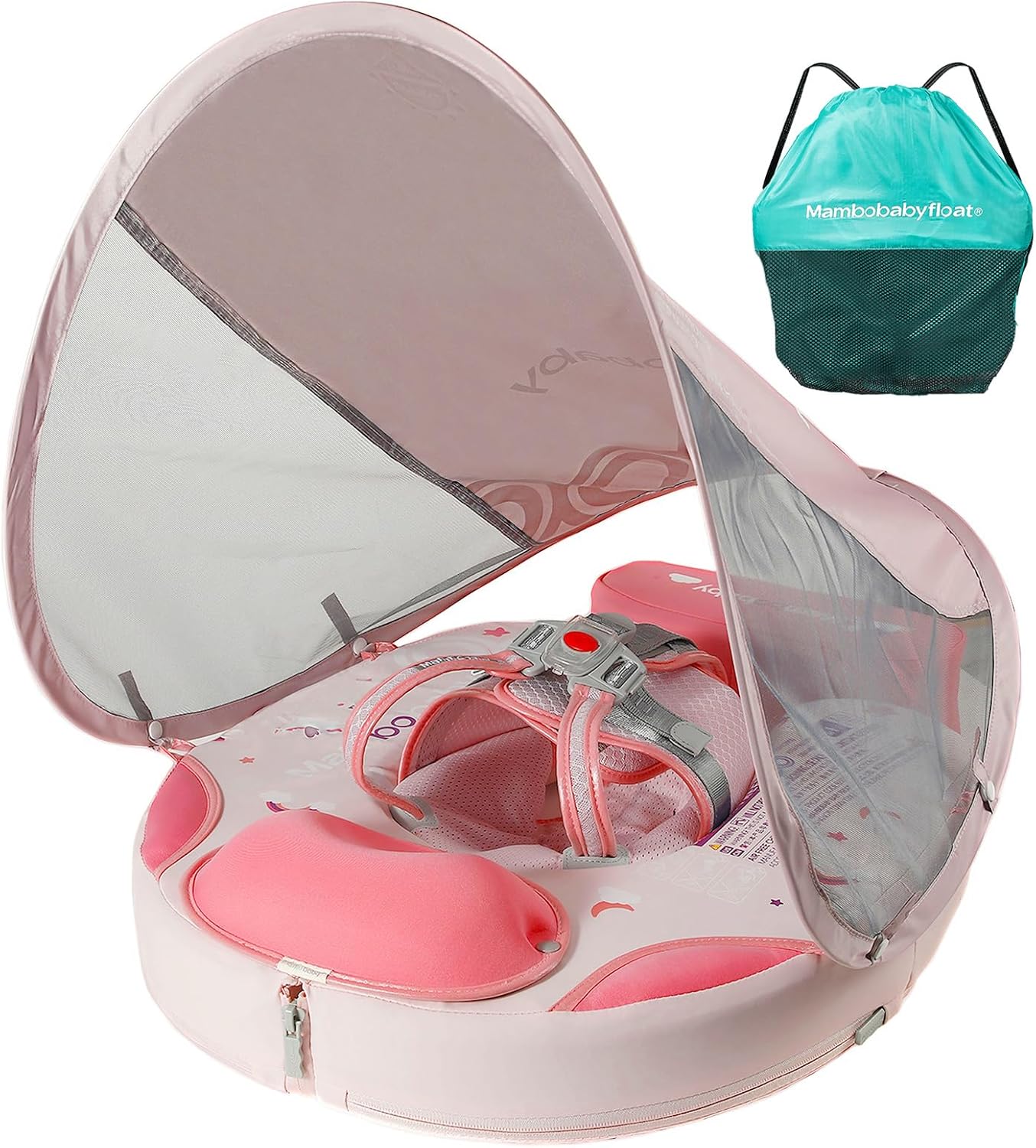 Mambobaby Float with Canopy & Portable Backpack for Infants