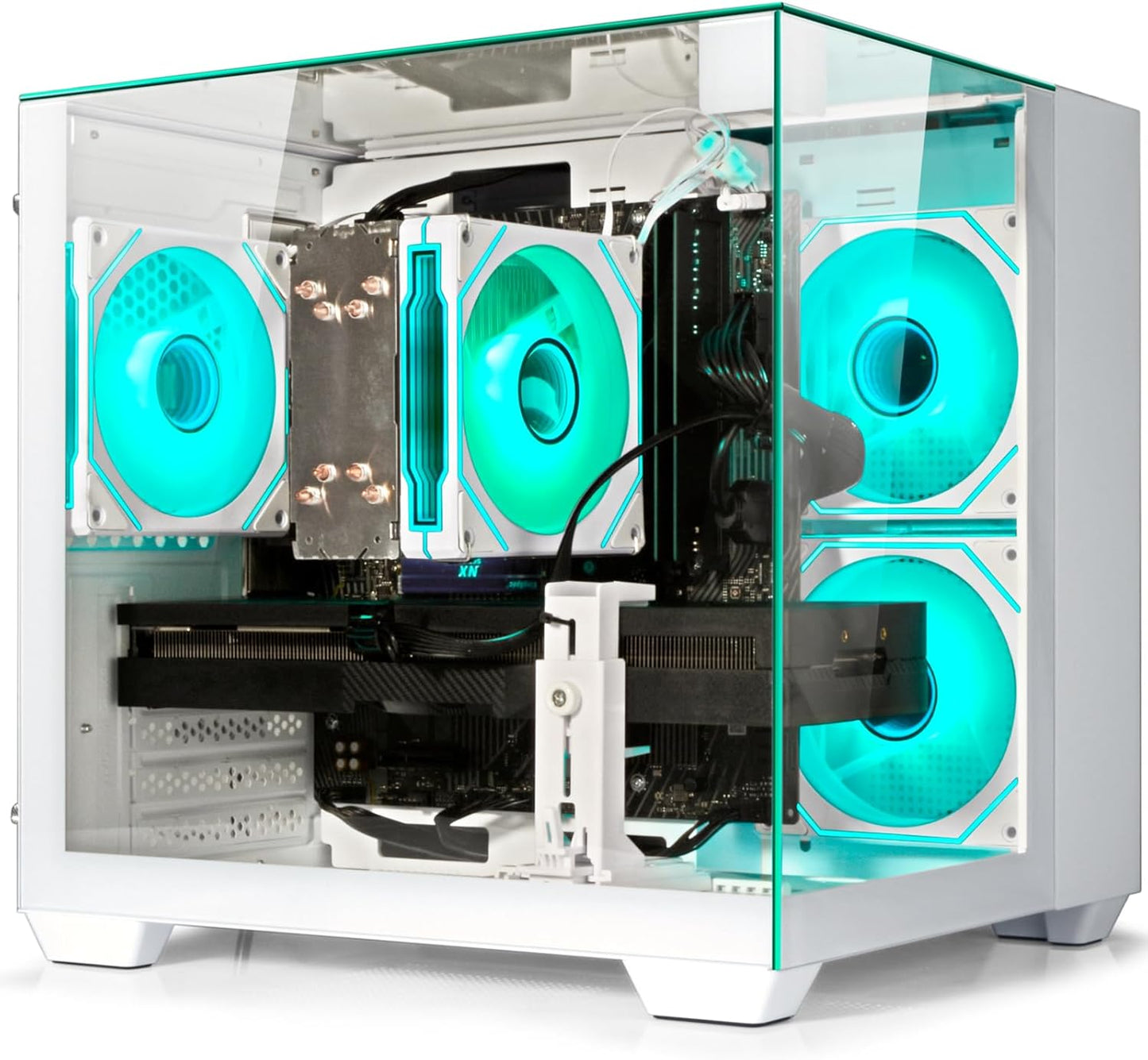 Gaming PC Desktop with AMD Ryzen 7 8700F and GeForce RTX 5060
