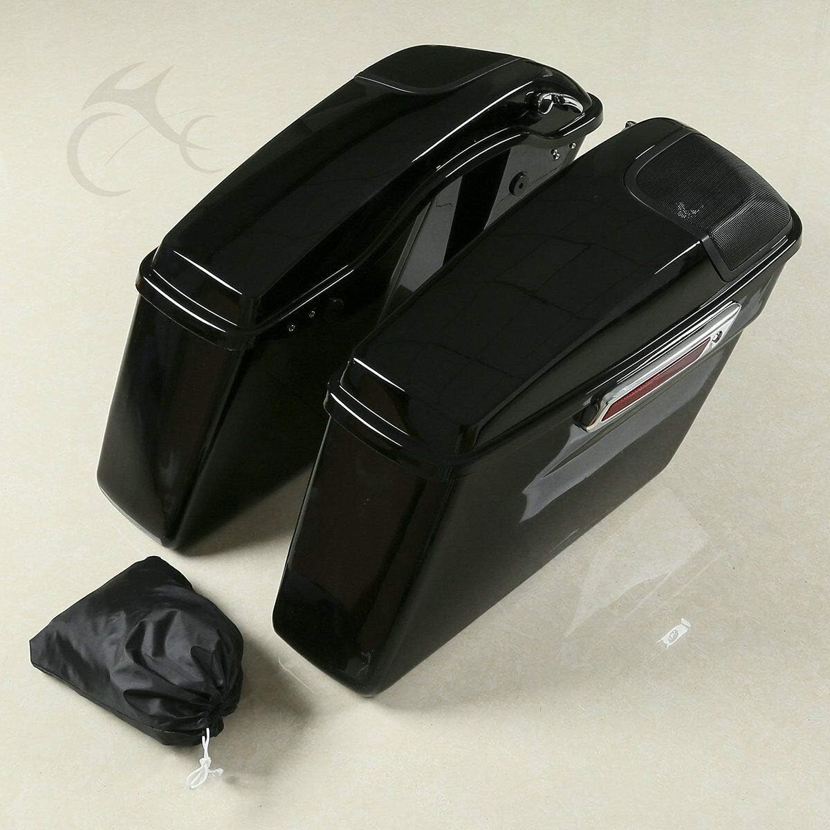 XFMT Hard Saddlebag with Speaker Lids for Harley Touring Models