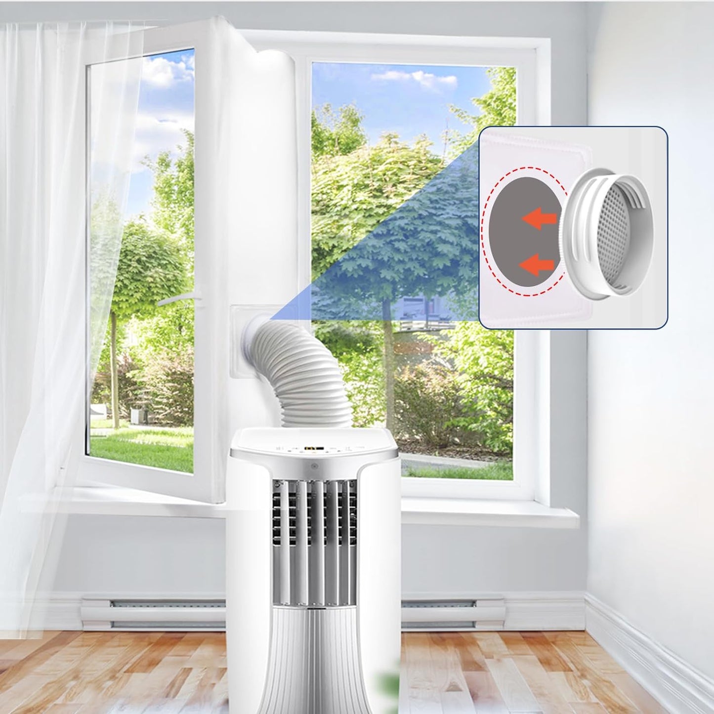 Universal Portable AC Window Seal Kit - Full Seal & Waterproof