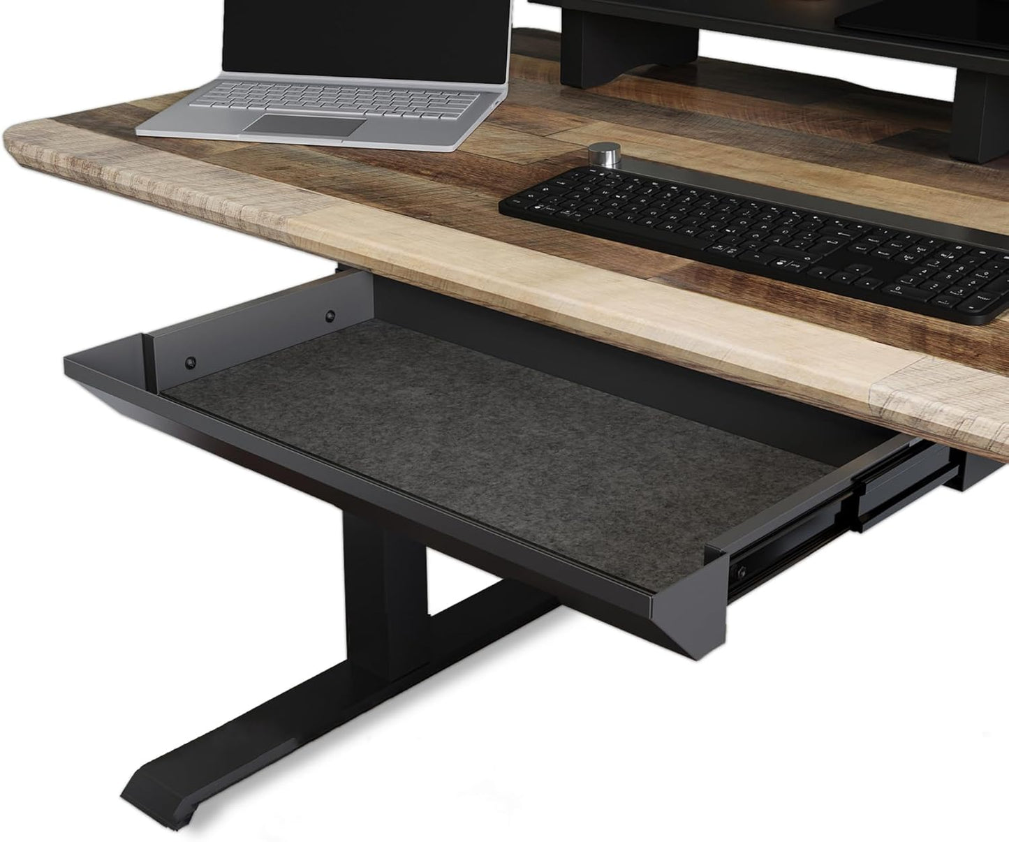 Vari Steel Under Desk Drawer - Slim Storage Organizer for Desks