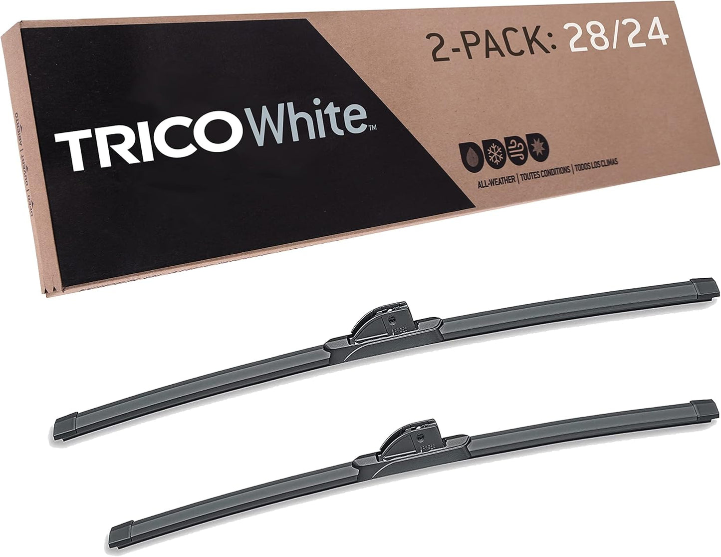 TRICO 28in + 24in Winter Wiper Blades for All-Weather Use