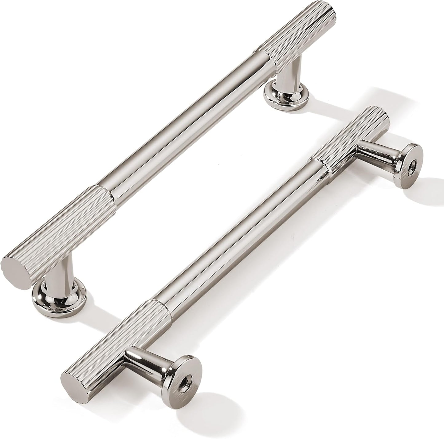 Polished Nickel Heavy Duty Cabinet Pulls for Kitchen Drawers