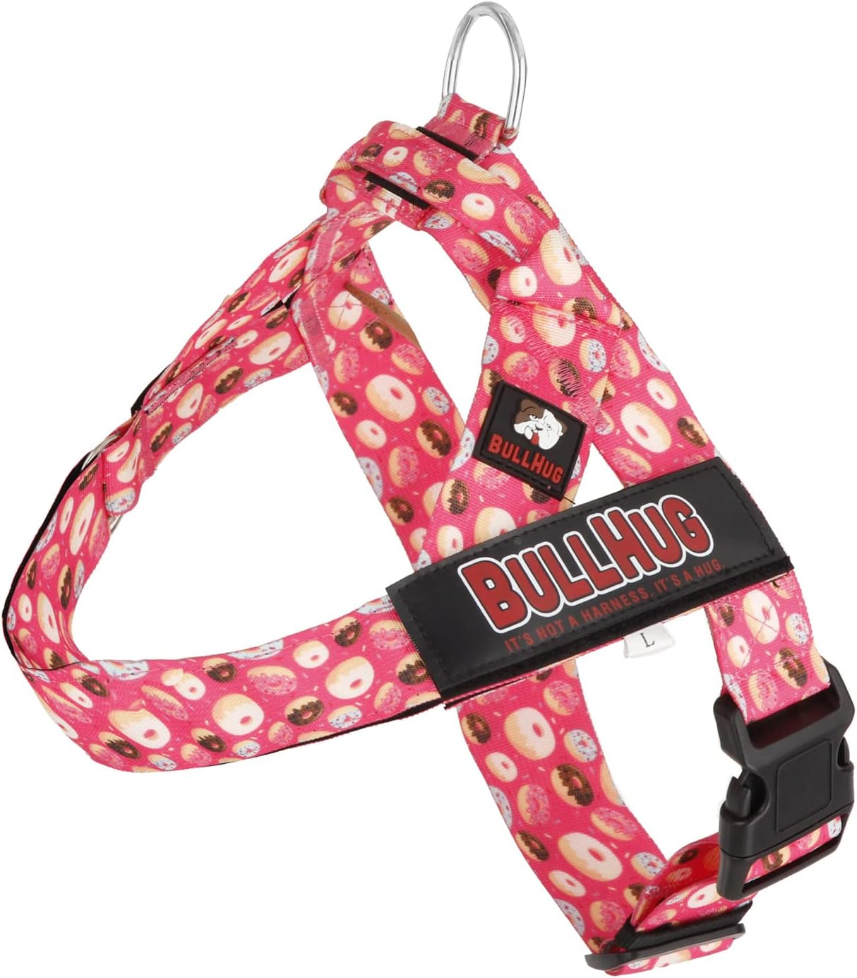 BULLHUG Adjustable Dog Harness for Bulldogs and Pugs - No Pull