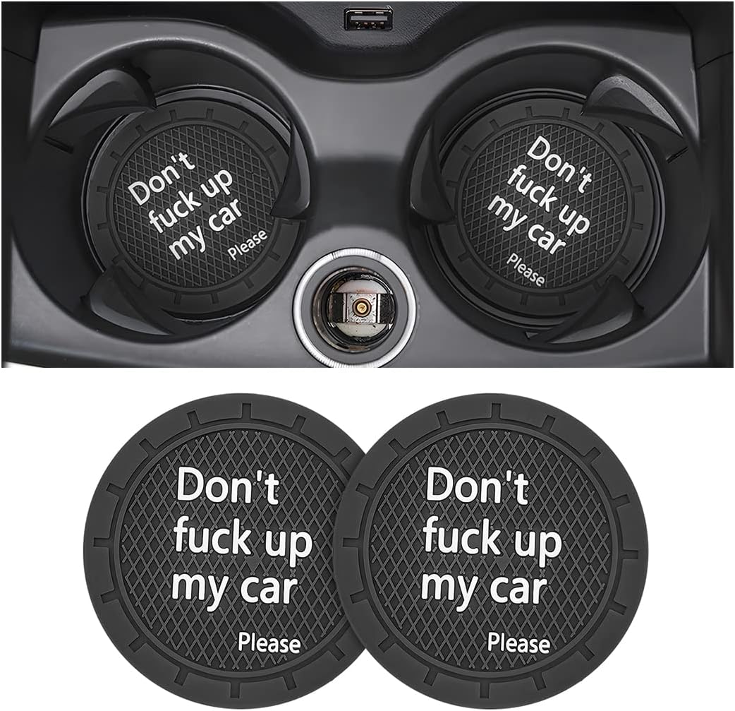 Non-Slip Auto Cup Coasters - Protect Your Vehicle!