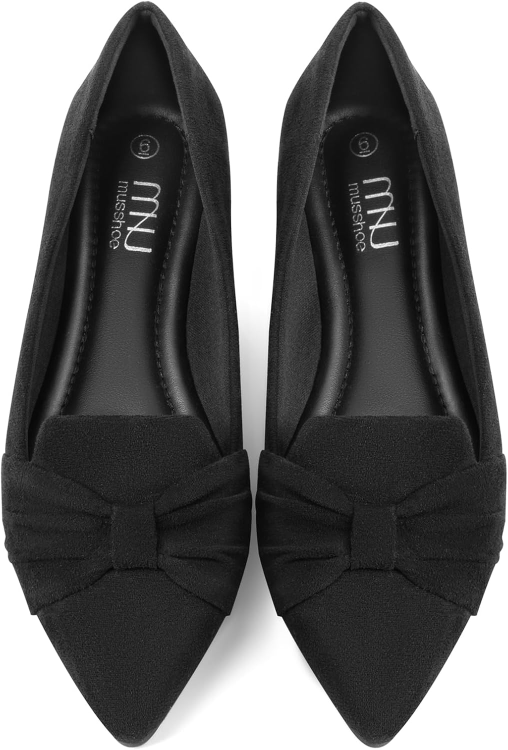 MUSSHOE Flat Shoes Women Comfortable Slip on Stylish Dress Flats
