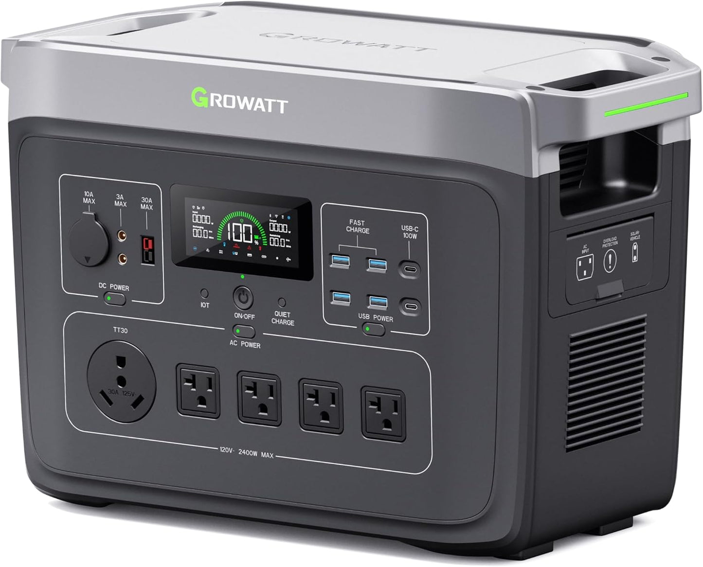 GO ANYWHERE: GROWATT Infinity 2000 Portable Power Station