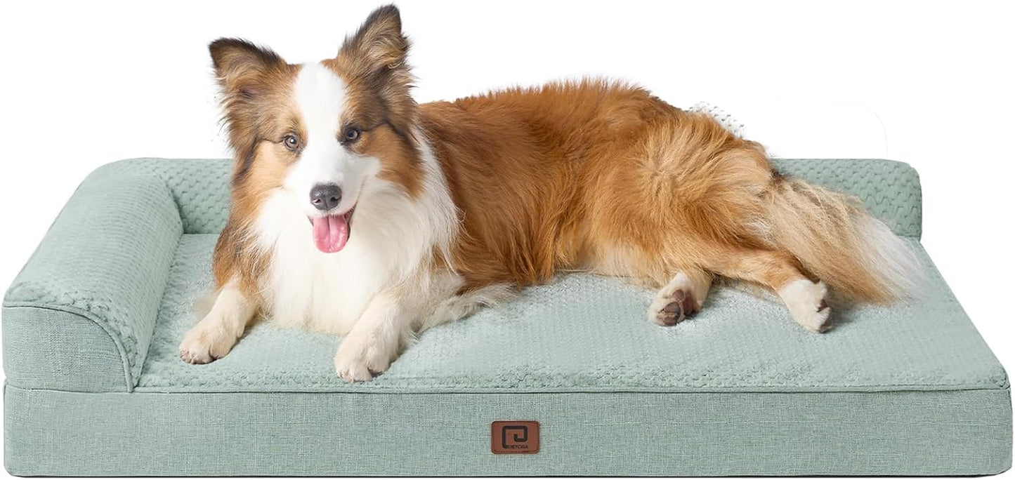 EHEYCIGA Extra Large Orthopedic Dog Bed for Comfort and Support