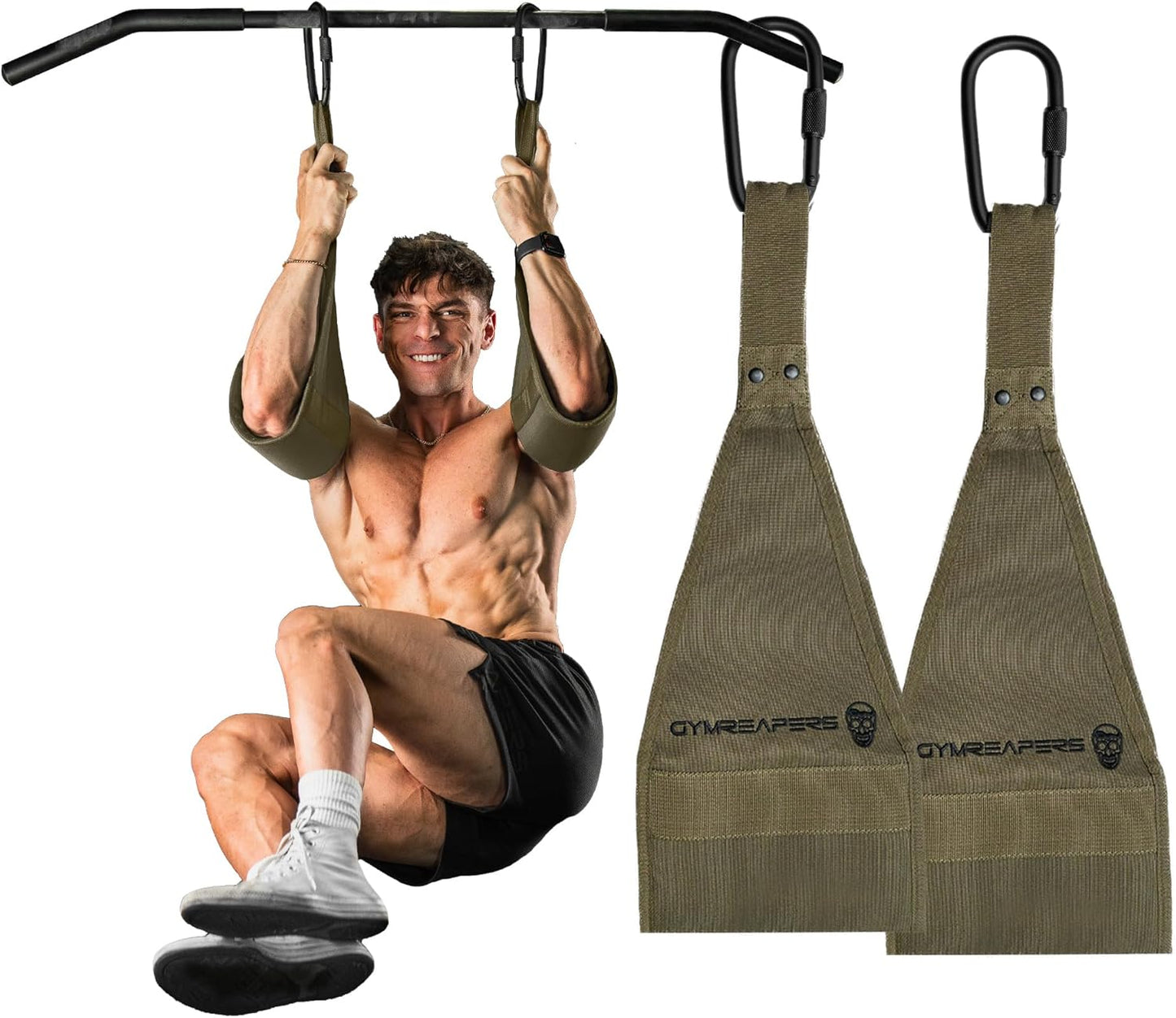 Gymreapers Hanging Ab Straps for Ultimate Core Strength Training