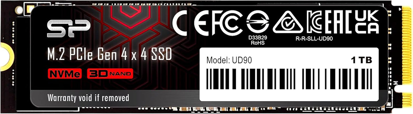 Silicon Power 1TB UD90 NVMe 4.0 SSD with High-Speed Performance