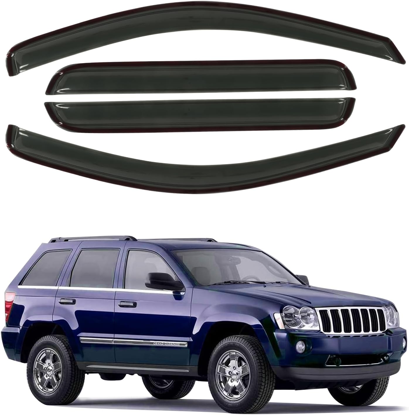 Rain Guard for 2005-2010 Jeep Grand Cherokee - Side Window Deflector