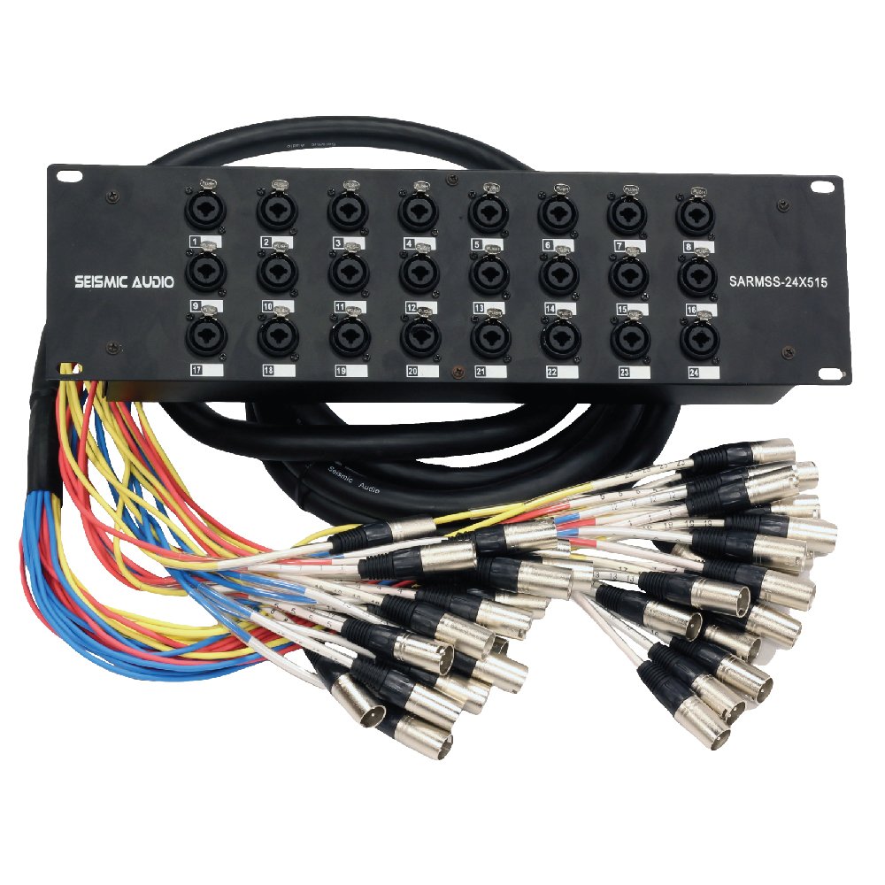 Seismic Audio Rack Mount 24 Channel Splitter Snake Cable Review