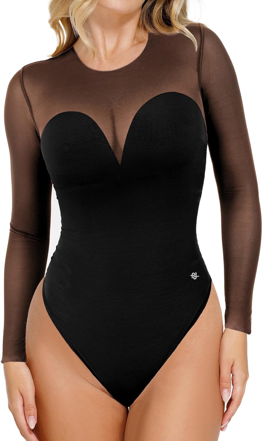 Popilush Long Sleeve Body Suits for Women with Tummy Control
