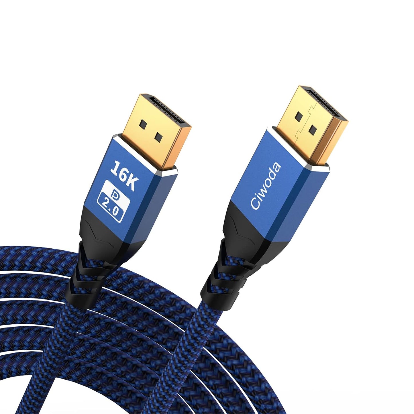 High-Speed 16K DisplayPort Cable by Ciwoda